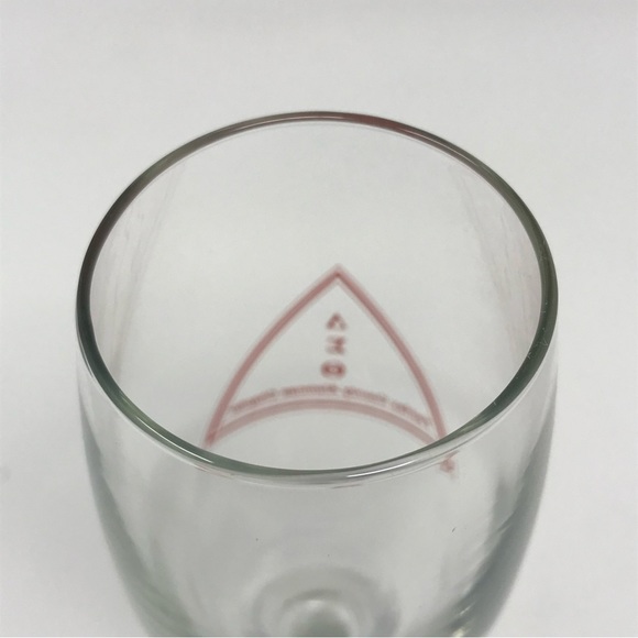 Delta Sigma Theta Sorority Wine Glass Fairfax County Alumnae Chapter Red Logo - Picture 7 of 7